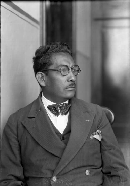 Portrait of aeronautical engineer Juan Guillermo Villasana López, c. 1935.
