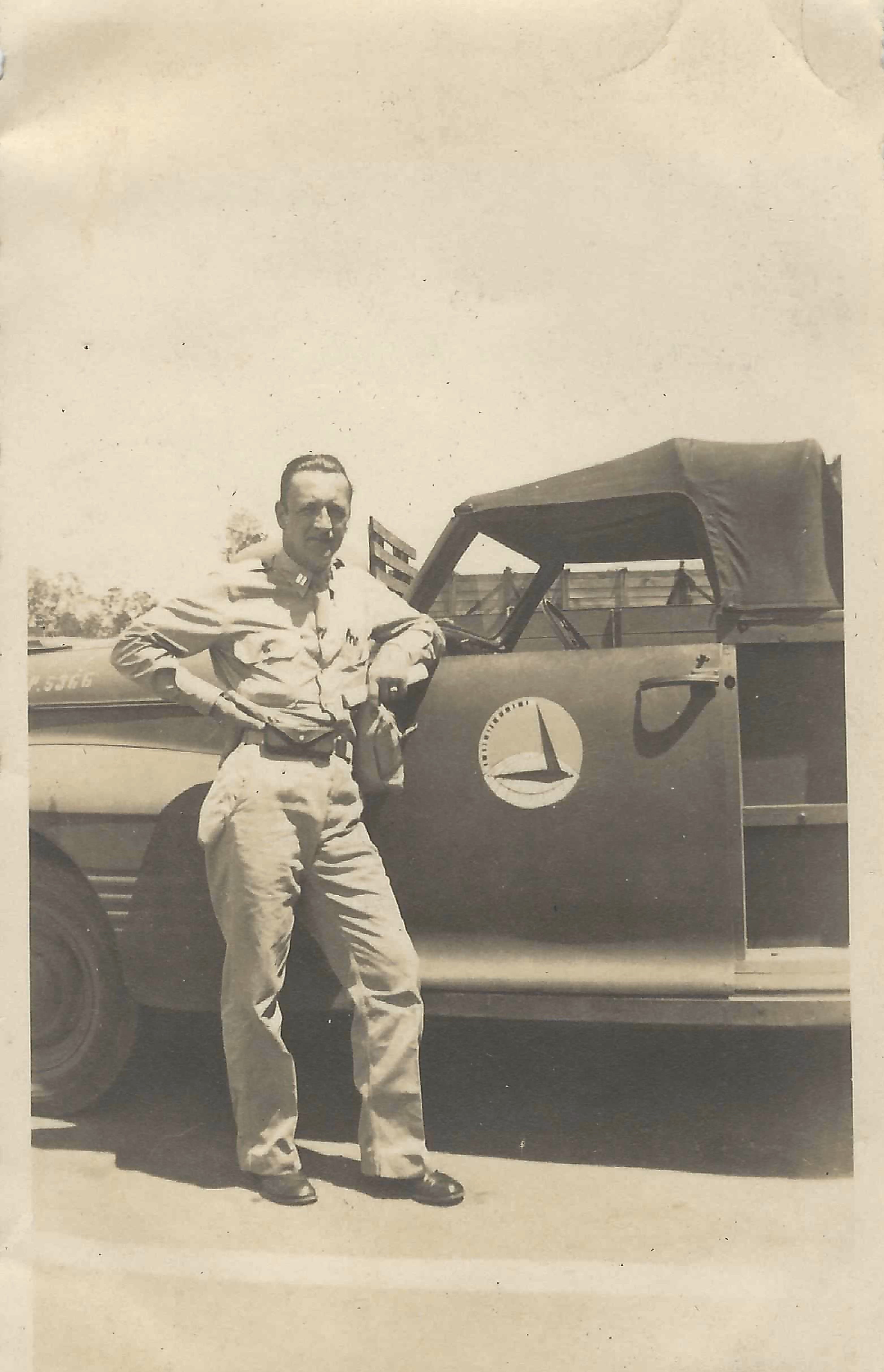 Archie League in 1944, the first air traffic controller in U.S. history.